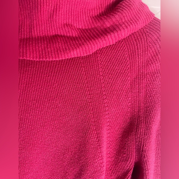 women's small banana republic pink turtleneck - Picture 2 of 3